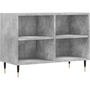 vidaXL-Tv-meubel-69,5x30x50-cm-bewerkt-hout-betongrijs