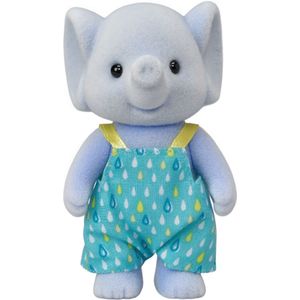 Sylvanian Families 5376 familie olifant- fluweelzachte speelfiguren voor poppenhuis