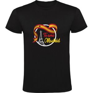 Te Amo Madrid Heren Shirt | Ik hou van Madrid | T-shirt | Spanje | Spaans