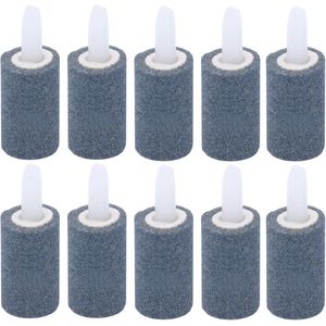 10 Stuks Aquarium Luchtstenen - Luchtbel Diffusers voor Optimale Luchtverdeling in Aquariums