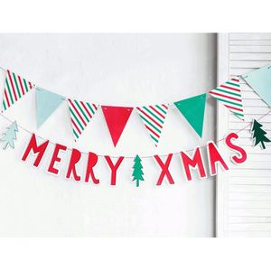 Partydeco - Banner Merry Christmas (120 cm)