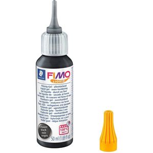 FIMO liquid ovenhardende deco gel 50 ml zwart