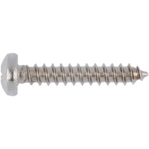 Wurth - Zelftappende lenskopschroef, vorm C DIN 7981, RVS A4, vorm C, met punt - x 200 st - Interne aandrijving H2