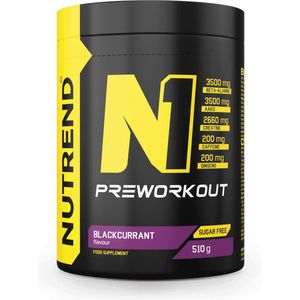 Nutrend - N1 Pre-Workout (Blackcurrant - 510 gram)