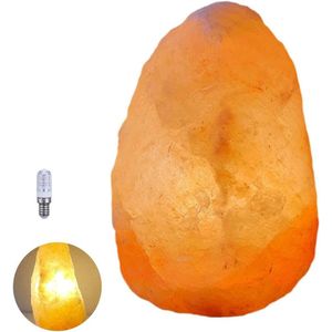 Zoutkristallen lamp incl. LED-lampen - Sauna verlichting - Pakistan zoutkristal lamp (3-5 kg, 23 cm)