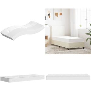 vidaXL Binnenveringmatras middelhard 90x200 cm - Binnenveringmatras - Binnenveringmatrassen - Eenpersoonsmatras - Eenpersoons Matras