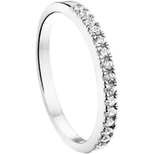 The Jewelry Collection Ring Zirkonia - Zilver