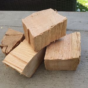 Eiken rookhout chunks 15 kg schorsvrij