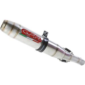 Gpr Exhaust Systems Deeptone Inox Integra 700 12-13 Gehomologeerde Slip On Uitlaatdemper Zilver Homologated