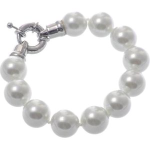 Behave Parel armband wit