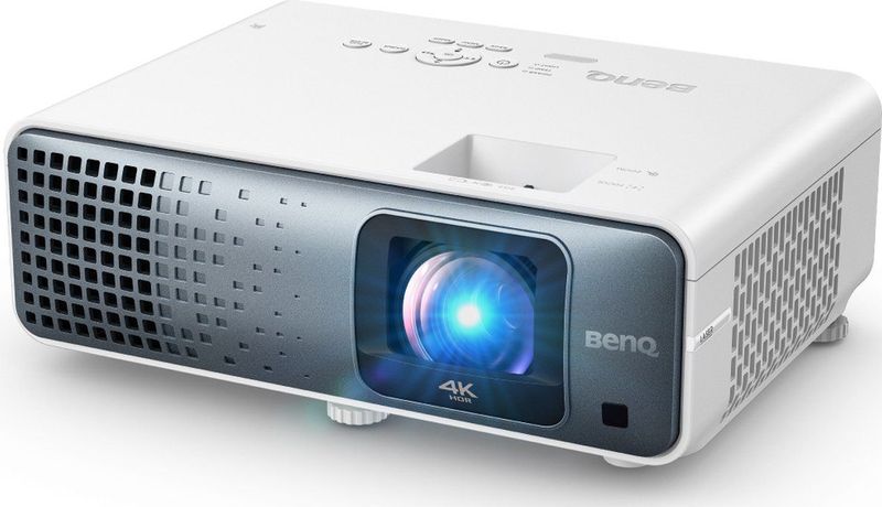 BenQ TK710STi 4K HDR Laser 3200 Lumen Film en Gaming Beamer - Projector met 4ms Reactietijd - 240Hz - HDR10 & HLG - ARC/eARC - Android TV met Netflix - Verticale Lensverschuiving- 3D Keystone - 1,3x Zoom - HDR Spelmodi - Chromecast & AirPlay