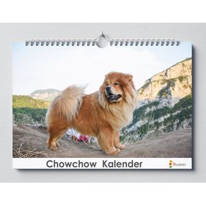 Chowchow kalender 35x24 cm | Verjaardagskalender Chowchow | Hondenras Chowchow | Verjaardagskalender Volwassenen