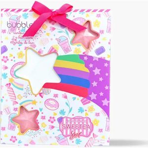 Regenboog bath bomb - bruisballen cadeau set