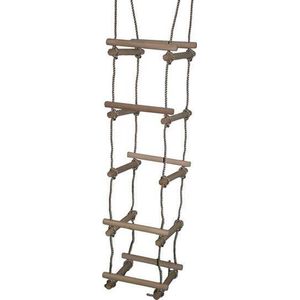 Touwladder PP touw 4 zijden met 5 sporten 2,1m