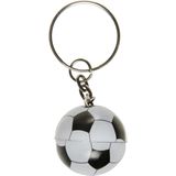 Lg-imports Sleutelhanger Voetbal Jongens 2,5 Cm Wit/zwart