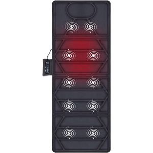 Snailax Massagemat - Massage matras - Massagekussen - Massage kussen - Massage apparaat - Massage apparaat voor rug en nek - Massagemat - Nekmassage apparaat - Massageapparaten - Massage mat - Rugmassage apparaten - Warmtefunctie mat - Opvouwbaar
