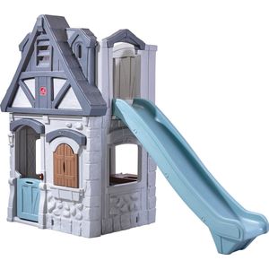 Step2 Enchanting Adventures 2-Story Speelhuis & Glijbaan - Twee etages - 178 cm lange glijbaan