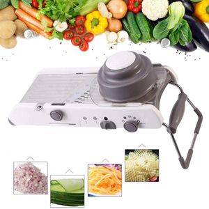 Multifunctional adjustable Mandolin slicer - Professional vegetable cutter .