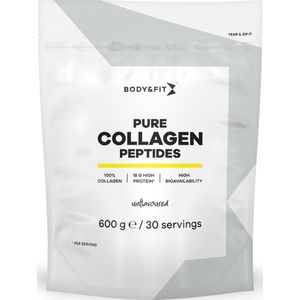 Body & Fit Pure Collagen Peptides - Collageen Poeder - Eiwitsupplement - 600 gram (30 doseringen) - Smaakloos