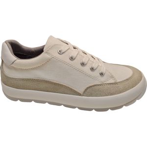 Wolky Sneakers Babati ijswit canvas/suede