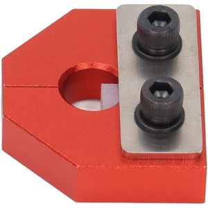 Eenvoudige installatie draad lasser verbindingsstuk voor draadlassers duurzame aluminiumlegering 175 mm ABS (rood) - JAWL