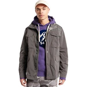 SUPERDRY Military Field Jas Mannen Grijs - Maat M