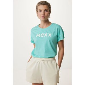 Mexx Fay Basic Oversized Tee - Dames - Aqua Green - Maat Xs