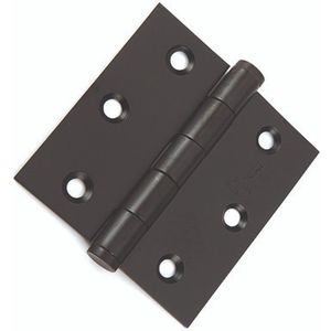 Zwart RVS Bladscharnier 101.6x101.6x3mm