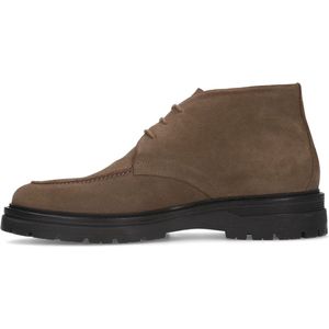 Manfield Suède Veterboots Taupe