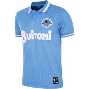COPA - Maradona X COPA Napoli 1986-87 Retro Voetbal Shirt - L - Blauw