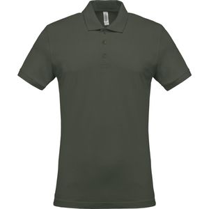 Kariban Piqué-herenpolo korte mouwen K254 - Dark Khaki - L