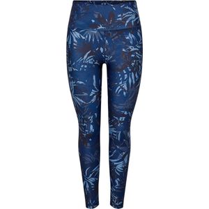 ONPJAM - PALM - BLAUW - SPORT - LEGGING - CURVY - DAMES - TELEFOONZAK - MAAT 40/42 -