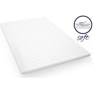 Topdekmatras 120x200 - traagschuim - premium - 5 cm hoog