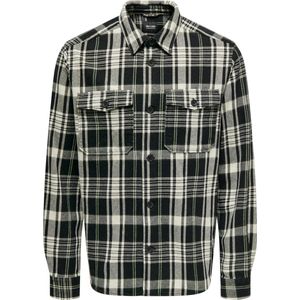 ONLY & SONS ONSMILO OVR CTN CHECK LS SHIRT NOOS Heren Overhemd - Maat S