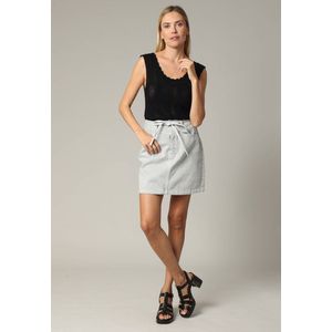 DEELUXE Boheemse gehaakte mouwloze tanktop van trui met ronde hals XL