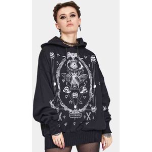 Jawbreaker - Vitriol Print Oversized Hoodie/trui - M - Zwart