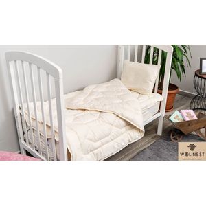 %100 Wollen ""Crème Kleur"" Dekbed – Perfect voor Slaapkamer en Koude Winterdagen, Ideaal Cadeau