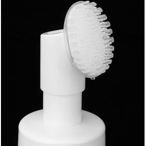 Hervulbare Mousse Schuimfles met Siliconen Borstel voor Gezichtsreiniging - Transparant (150ML)