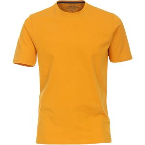 Redmond regular fit T-shirt - korte mouw O-hals - geel - Maat: 4XL