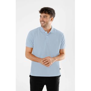 Polo T-Shirt Mannen - Lichtblauw - Maat L
