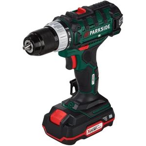 PARKSIDE Accu-schroefboormachine 20V - Toerental: 0–1400 min⁻¹ - Max. boordiameter: 30 mm (hout) | 13 mm (staal) - Inclusief accu en snellader - De machine is inclusief Parkside 20V accu