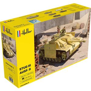 1:16 Heller 30320 STUG III AUSF. G Tank Plastic Modelbouwpakket