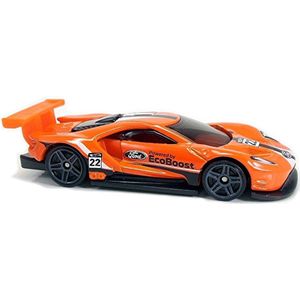 Hot Wheels Track Stars Auto 2016 Ford Gt Race Oranje 7 Cm