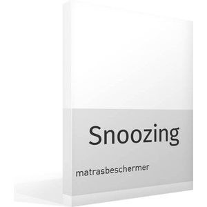Snoozing - Matrasbeschermer - Tweepersoons - 130/140x200 cm - Wit