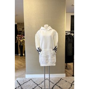 Ibernia | Hoodie Sweaterdress, Wit, Maat M