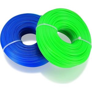 Zylo® Bosmaaier draad - Maaidraad - Maaidraad voor Bosmaaier - ‎29.6 x 15.2 x 3.4 cm - Blauw, Groen