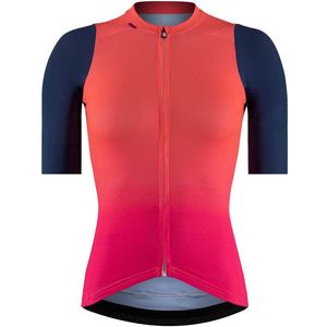 Etxeondo Lausoa Korte Mouw Wielertrui Oranje,Roze L Vrouw