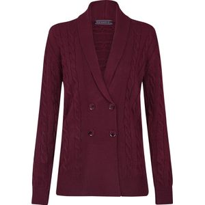 Felix Hardy Gebreide Cardigan - Vest Dames Bordeaux - L