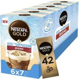 Nescafé Gold Iced Cappuccino oploskoffie - 6 doosjes à 7 zakjes