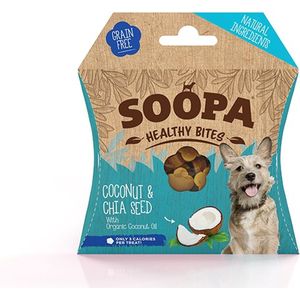 Soopa Bites Coconut & Chia Seed - Hypoallergene hondensnacks